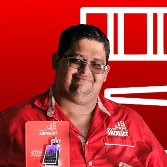 Integrante da equipe Abinsaut