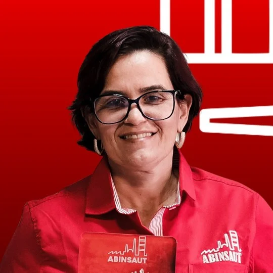 Integrante da equipe Abinsaut